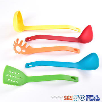 plastic colorful kitchen cooking utensil tool set